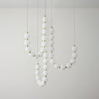 Glass Pearl Necklace Chandelier
