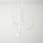 Glass Pearl Necklace Chandelier
