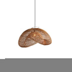 Rattan Wave Pendant Light