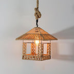 Retro Hemp Rope Exquisite Pendant Light