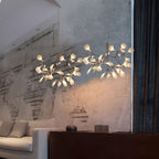 Lustre LED Firefly em ouro rosa 