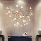Lustre LED Firefly em ouro rosa 