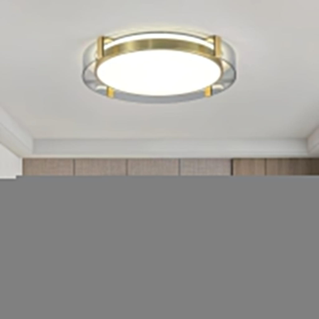 Round Low Profile Ceiling Light