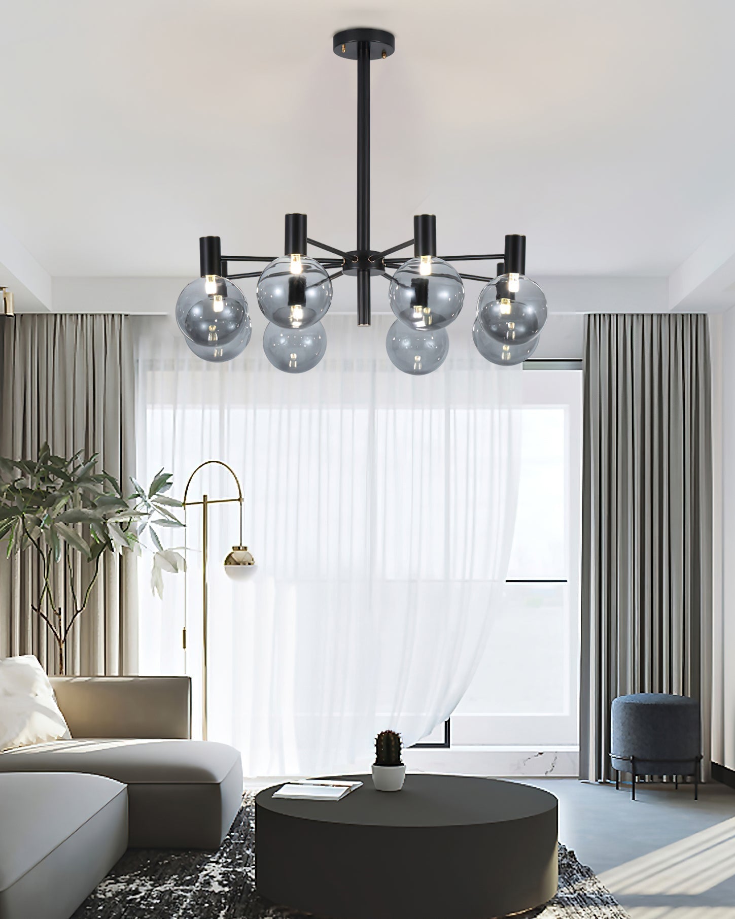 Lustre Selva Preto