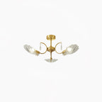Shell Brass Ceiling Lamp