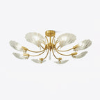 Shell Brass Ceiling Lamp