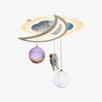 Space Astronaut Star Ceiling Lamp