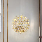 Gold Spark Ball Pendant Light