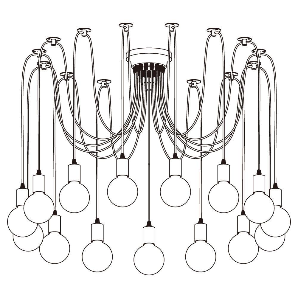 Spider Ceiling Chandelier