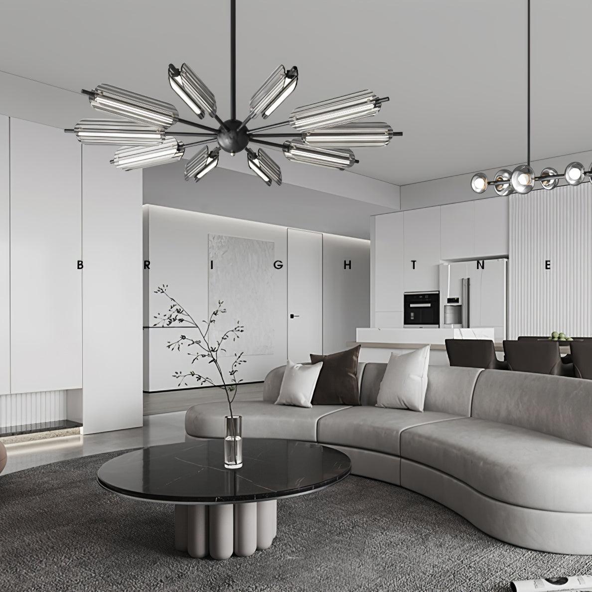 Lustre de latão Sputnik 