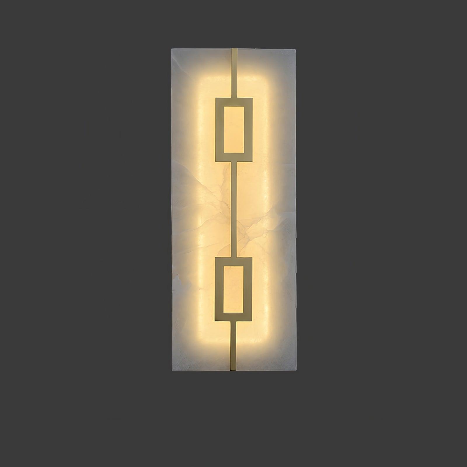 Square Marble Wall Lamp