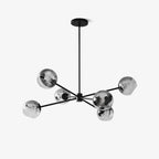 Staggered Glass 6 Light Chandelier