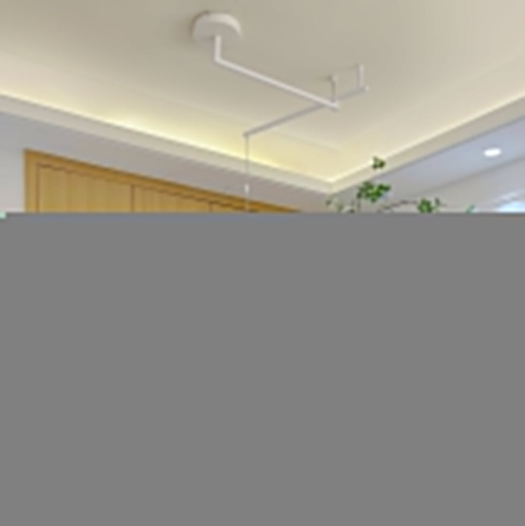 Swing Arm Stone Pendant Light