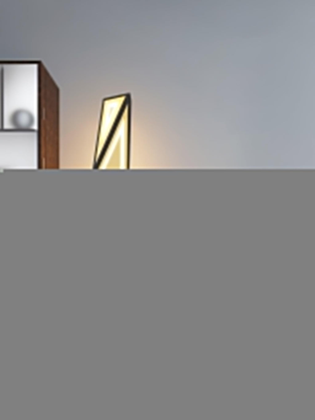 Tapered Cube Floor Lamp