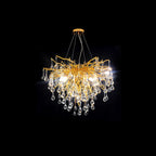 Lustre de cristal em forma de lágrima