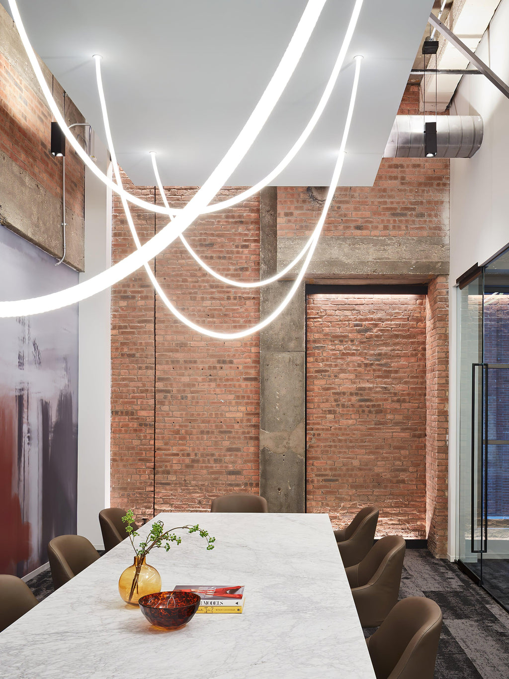 Flexible Curve linear Pendant Lamp