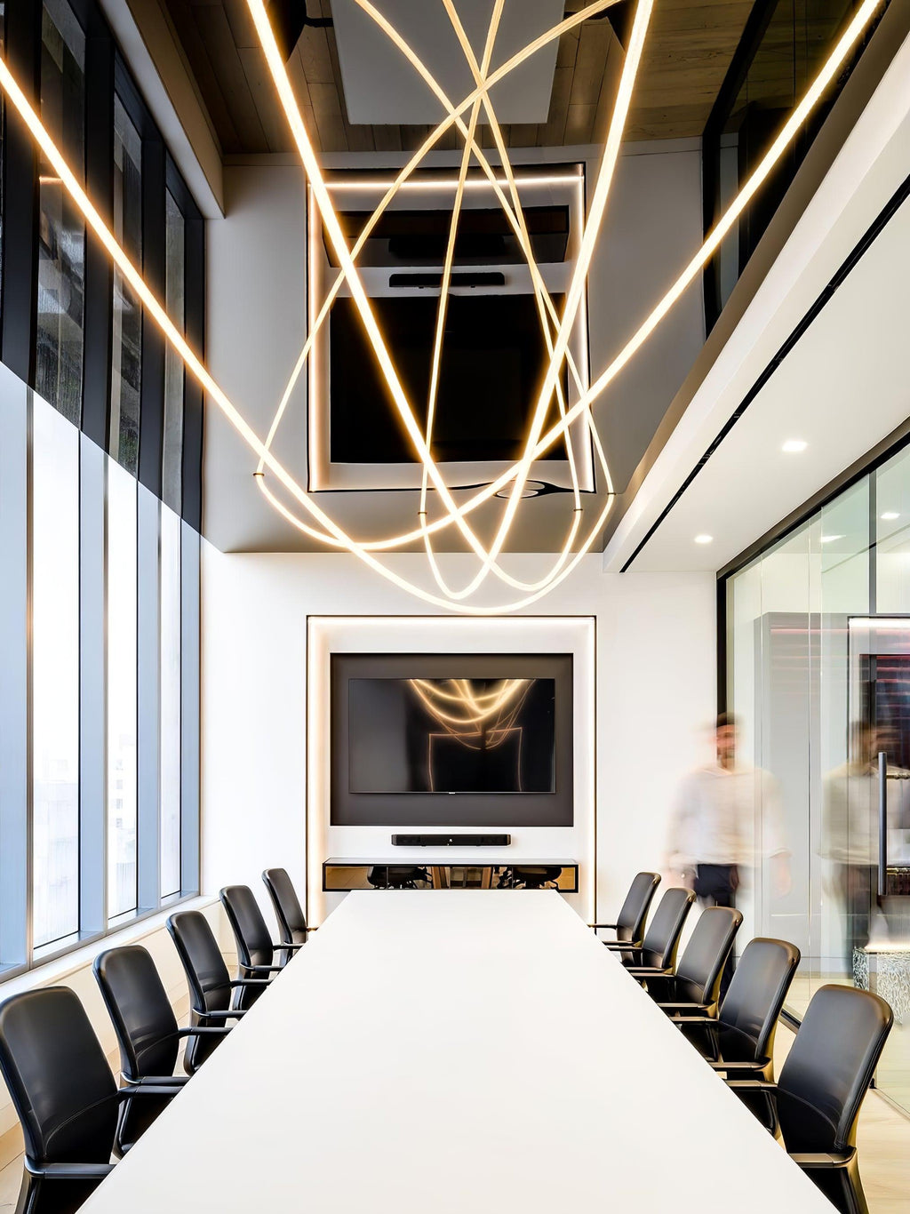 Flexible Curve linear Pendant Lamp