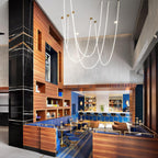 Flexible Curve linear Pendant Lamp