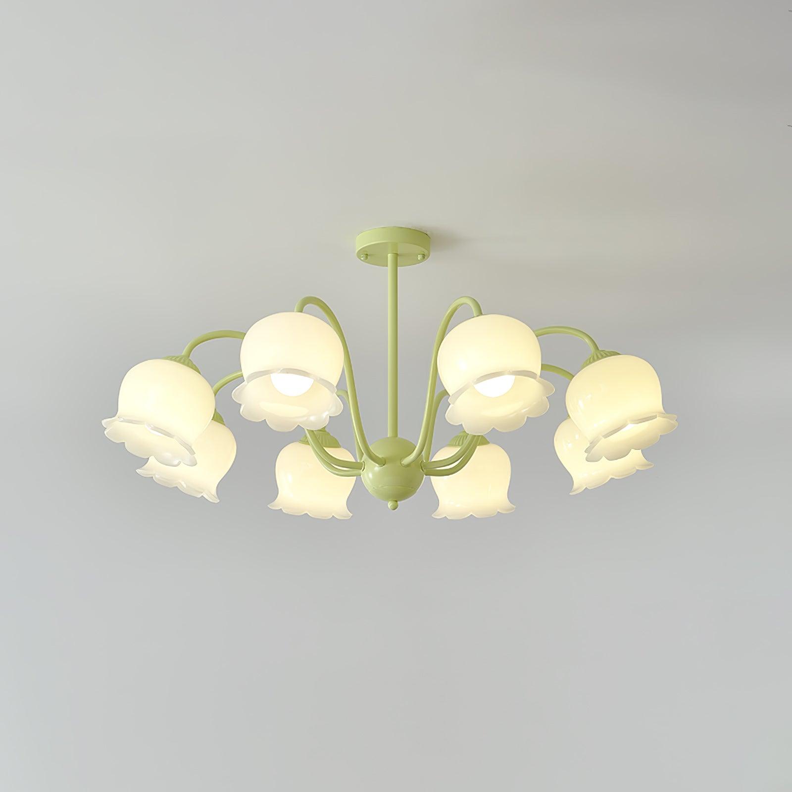 Lustre de flor de trombeta
