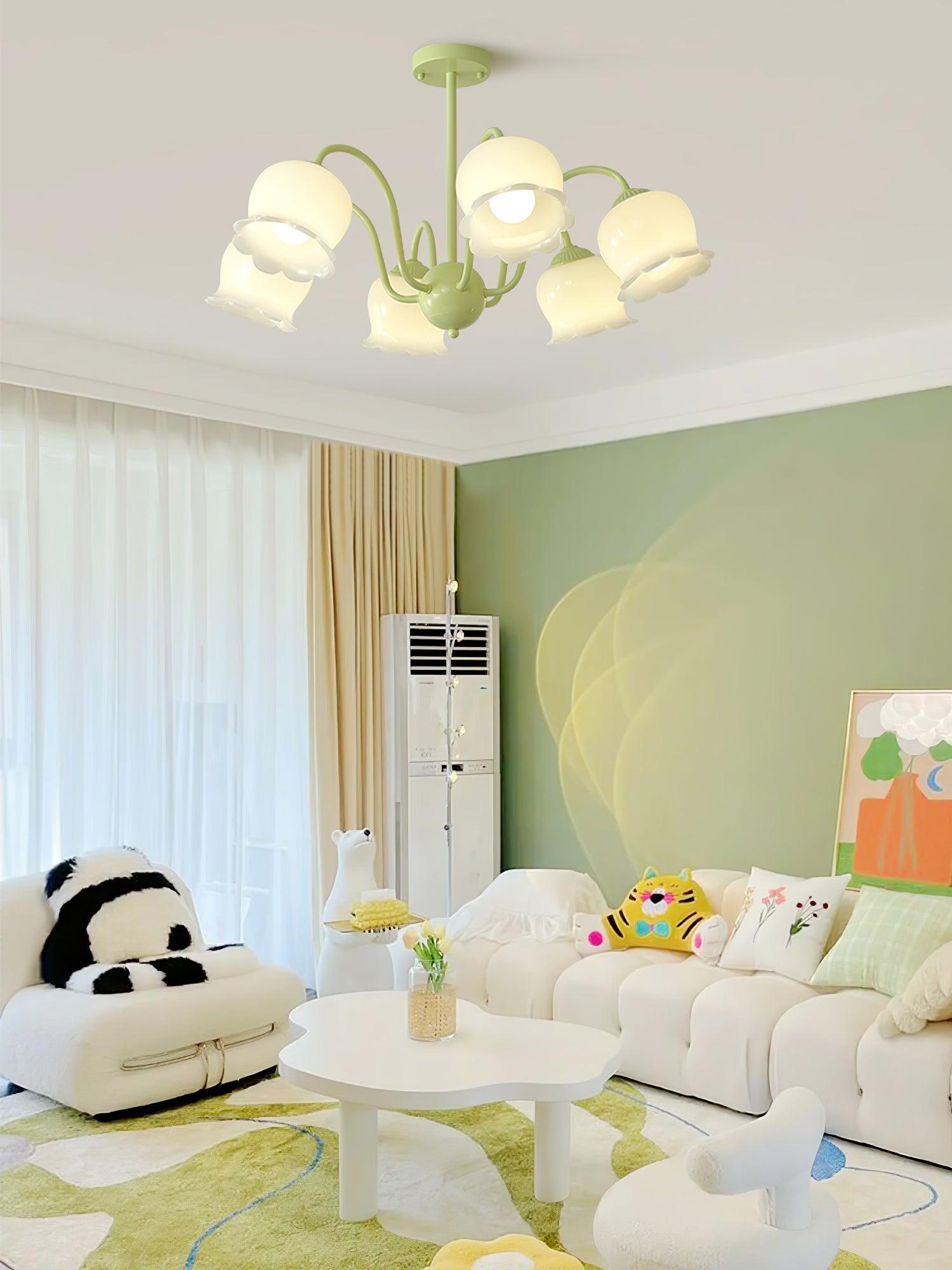 Lustre de flor de trombeta