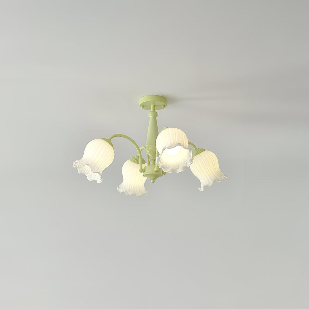 Lustre de flor de trombeta