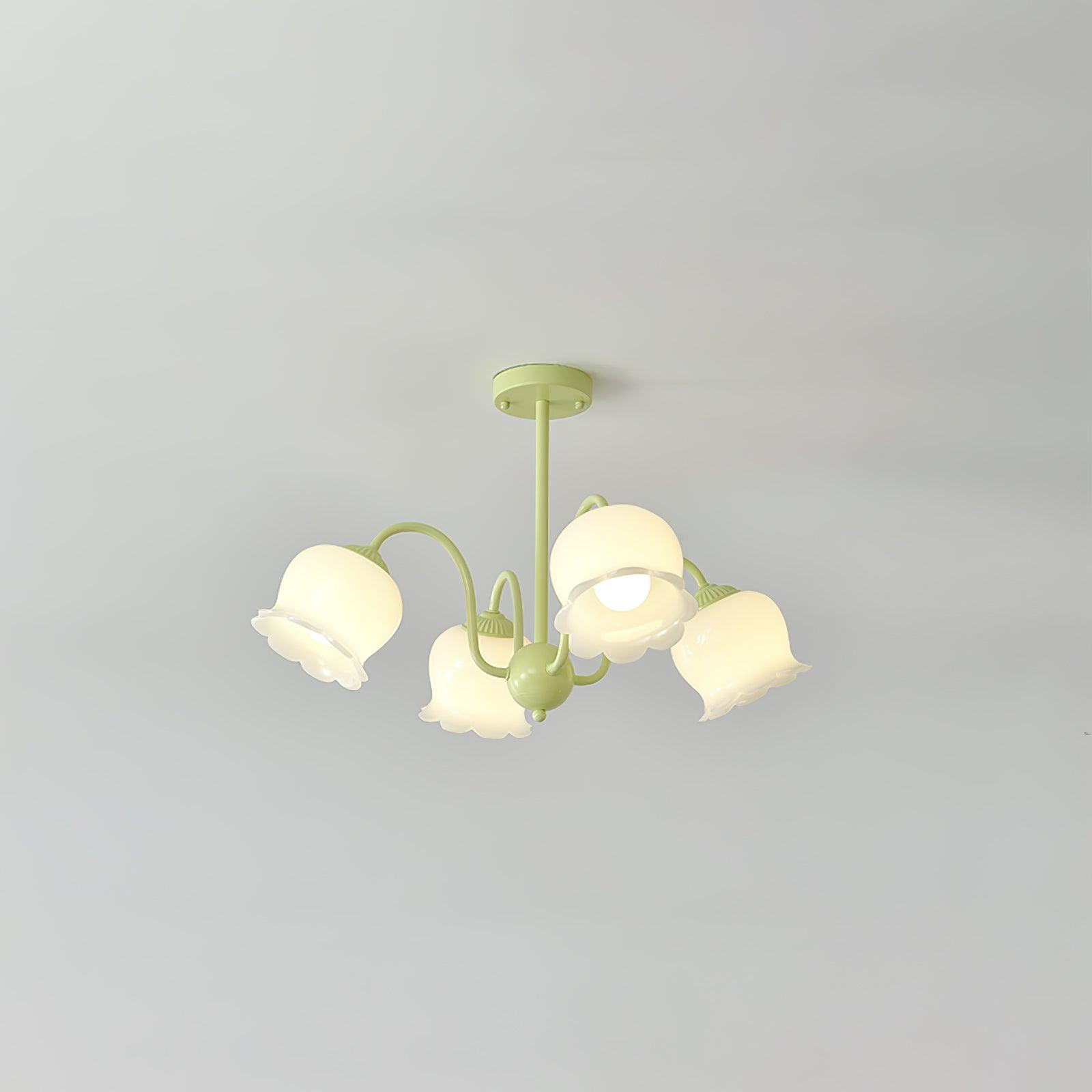Lustre de flor de trombeta