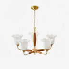 Trumpet Flower Glass Chandelier