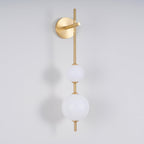 Vertical Globe Wall Lamp