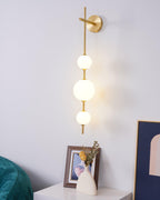 Vertical Globe Wall Lamp