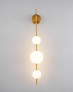 Vertical Globe Wall Lamp