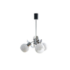 Vintage Geometrical Chrome Chandelier