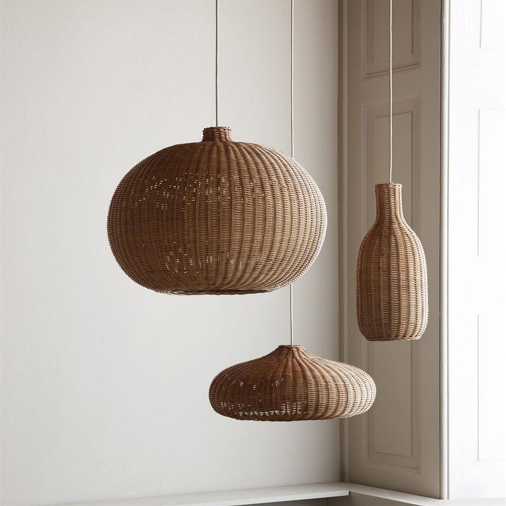 Vintage Rattan Pendant Lamp