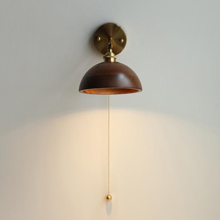 Vintage Wood Wall Sconces