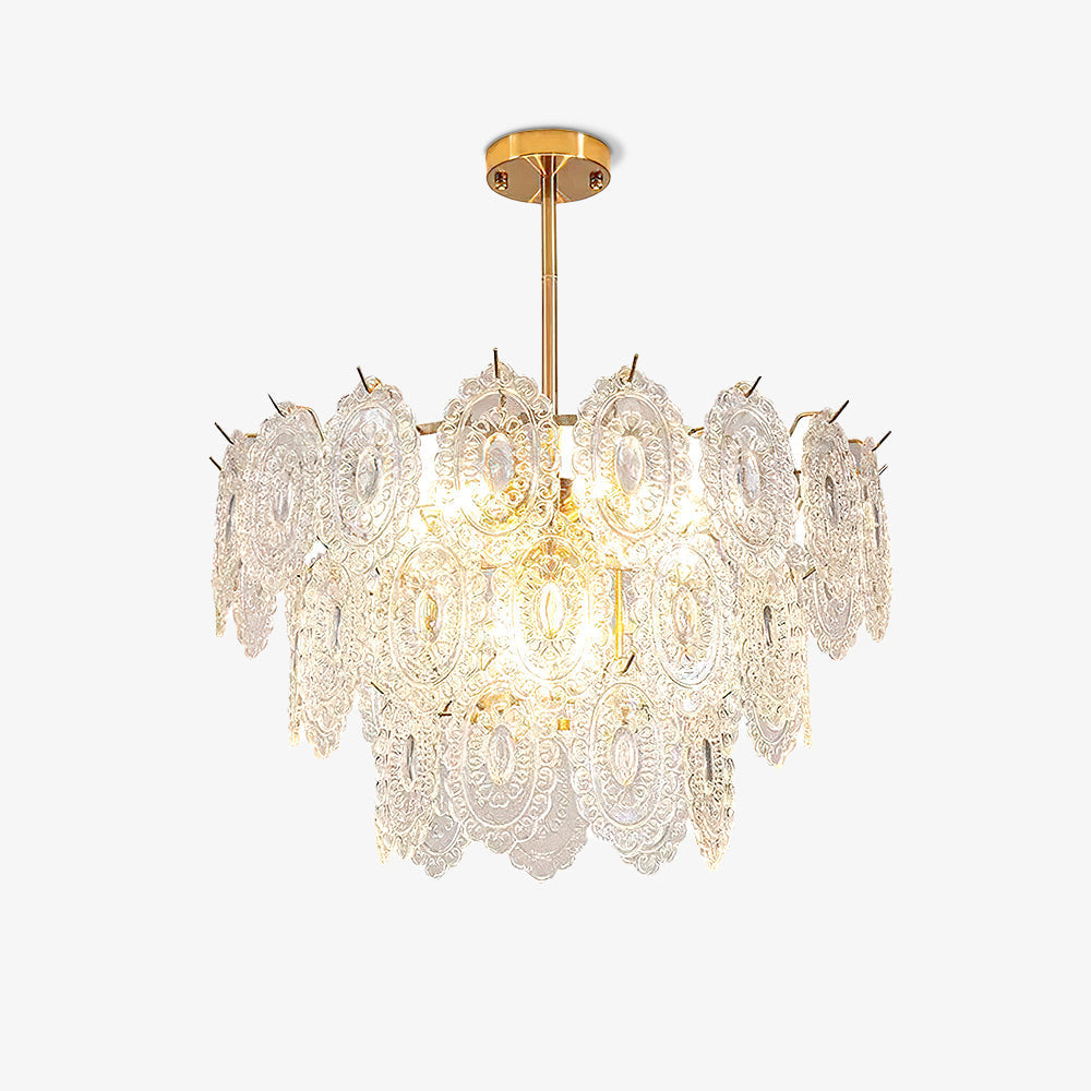 Wave Glass Chandelier