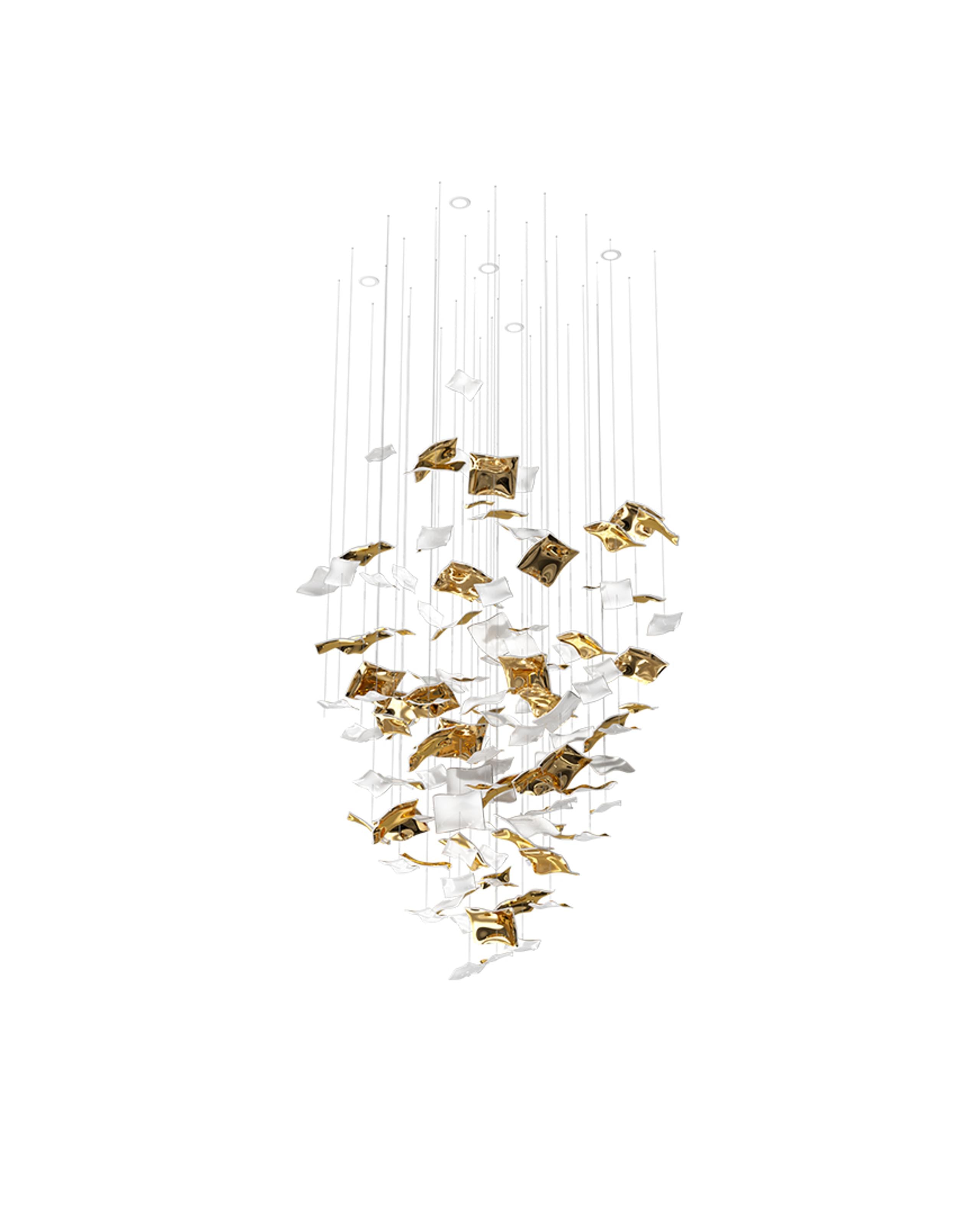 Lustre de lenços sussurrantes