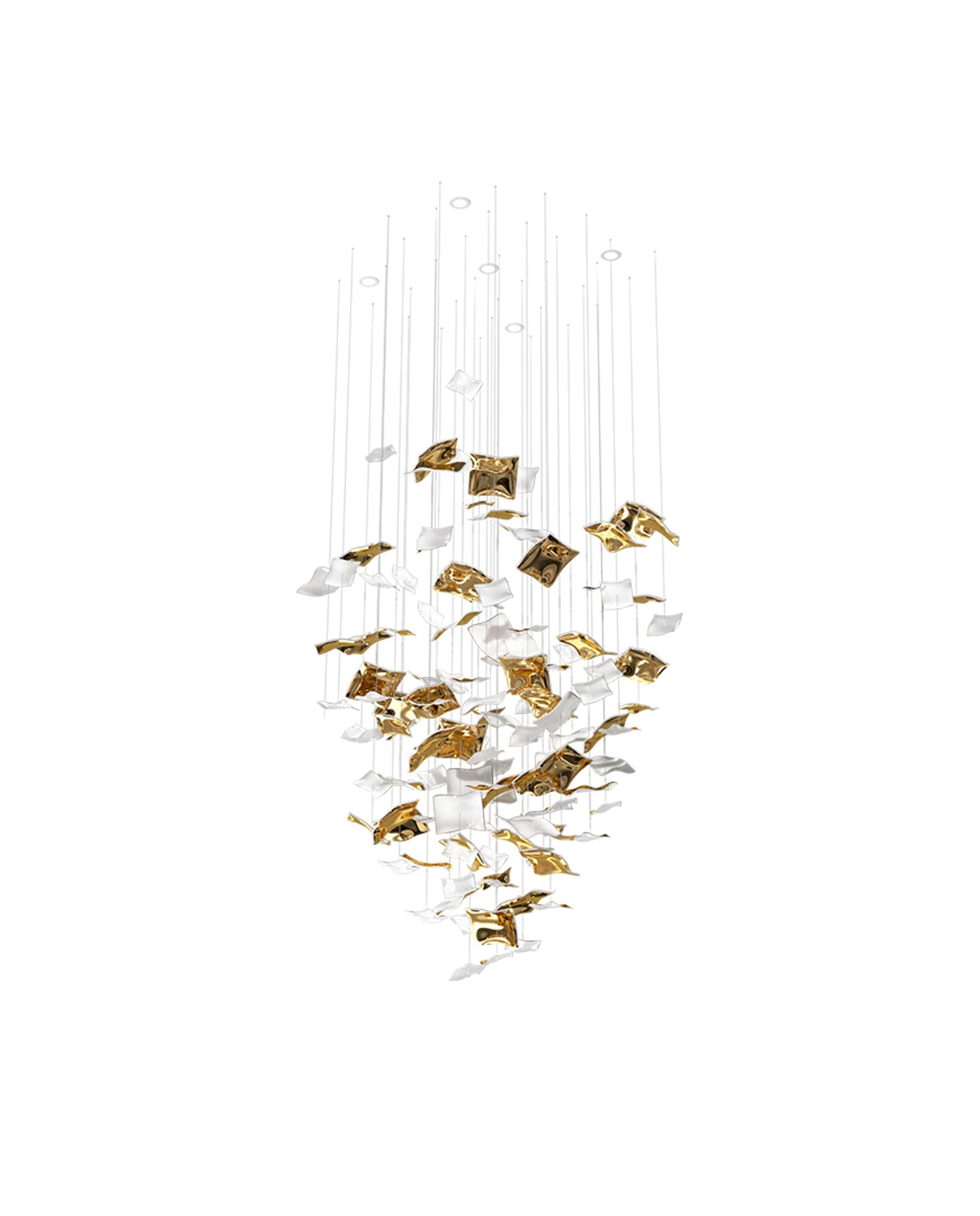 Lustre de lenços sussurrantes