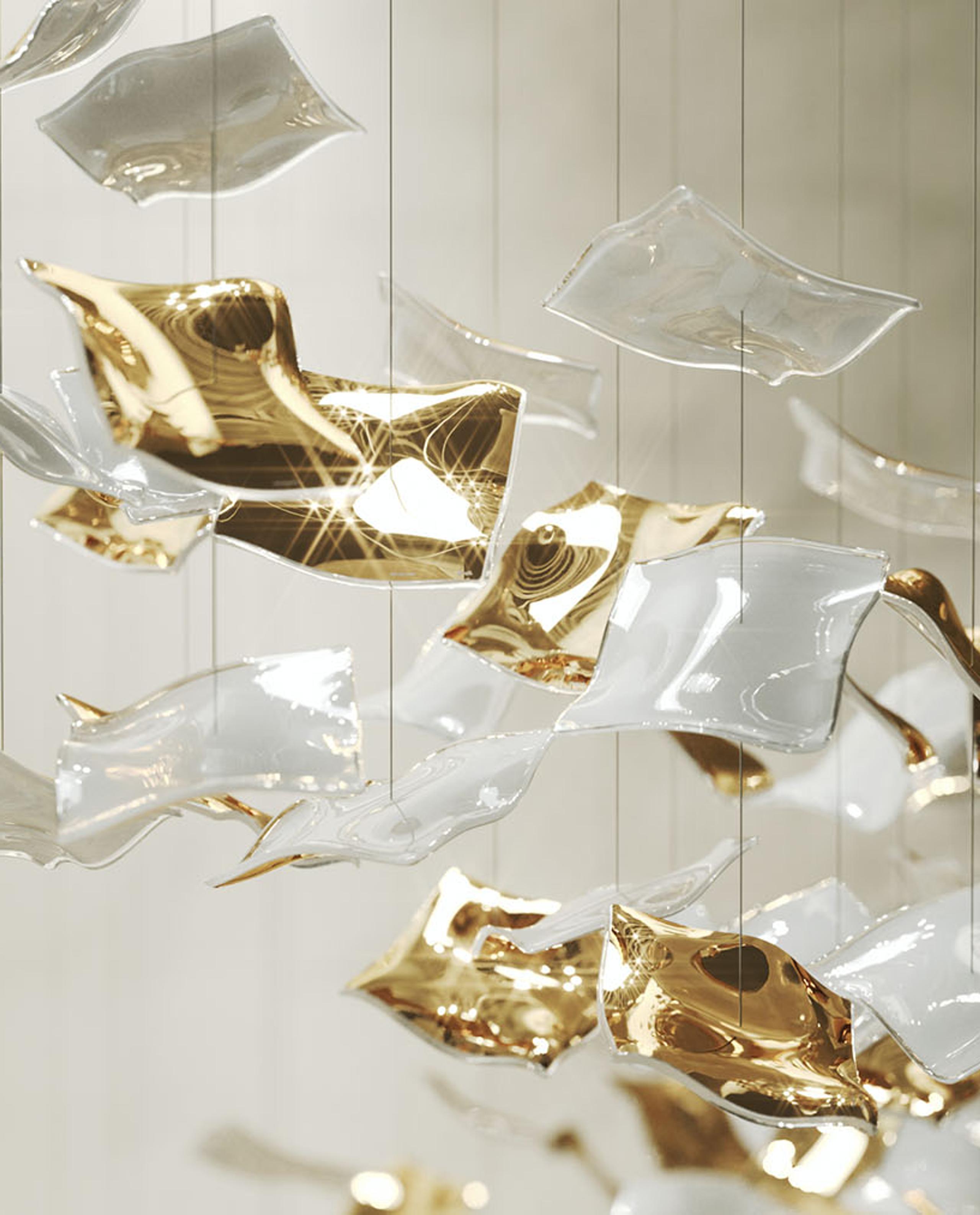 Lustre de lenços sussurrantes