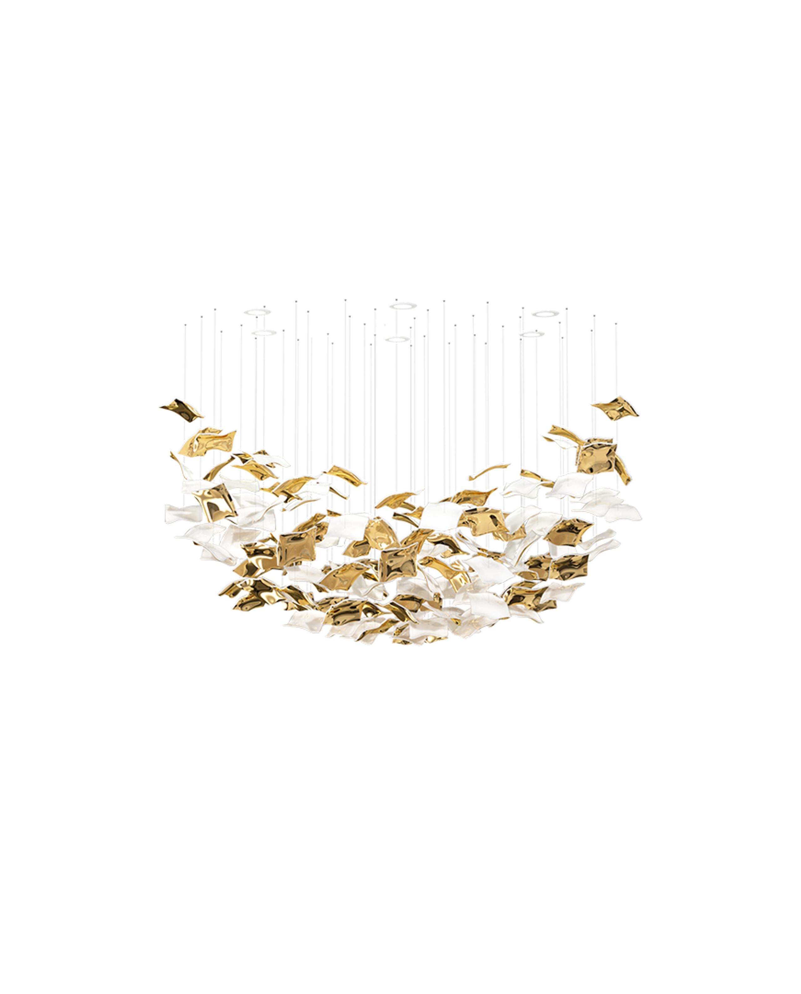 Lustre de lenços sussurrantes