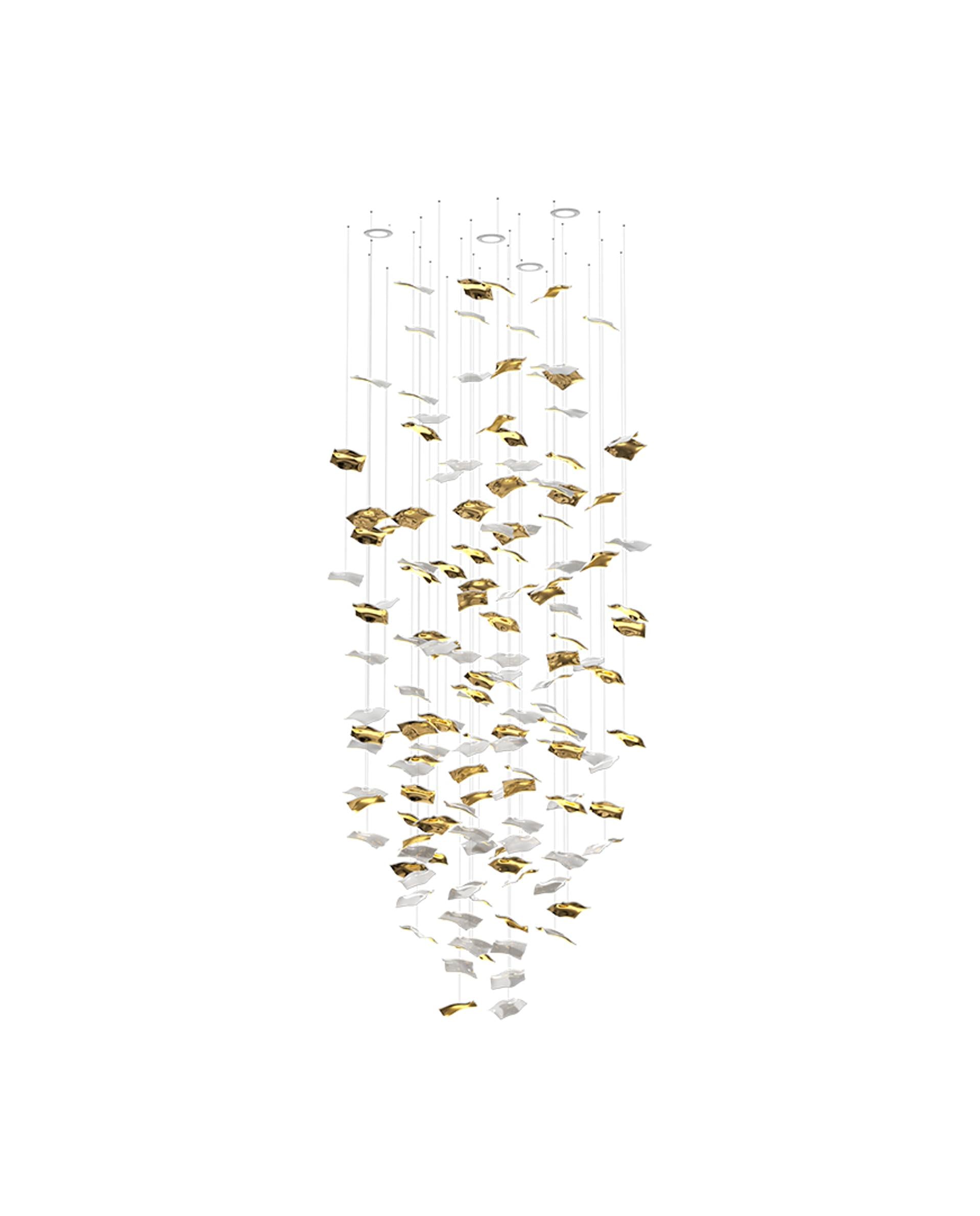Lustre de lenços sussurrantes