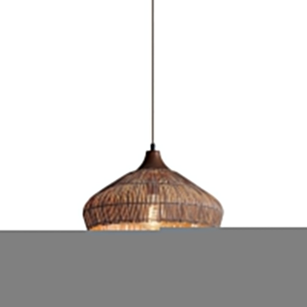 Wicker Rattan Pendant Light