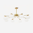 Lustre de bolas de algodão de plástico